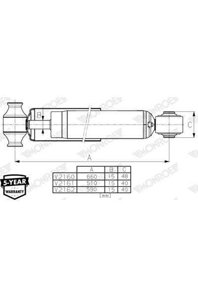 MONROE Amortizor Ford Transit Custom V362 Caroserie/Transit V363 Bus/Transit ...