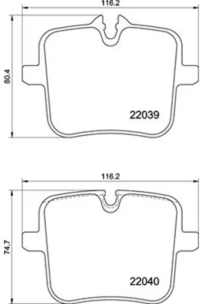 Brembo Set Placute Frana Frana Disc Bmw 5/7/8 Rolls-Royce Cullinan/Ghost 2/Ph...