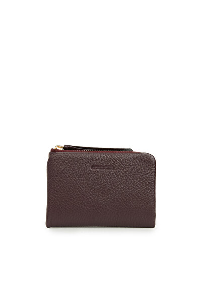 George Hogg Bordo Kadın Deri Cüzdan