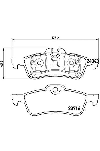 Brembo Set Placute Frana Frana Disc Mini Mini