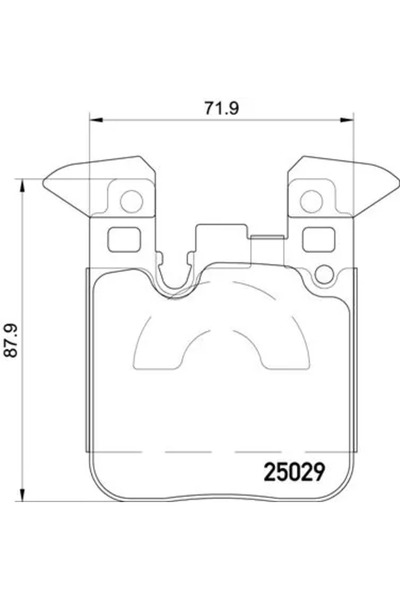 Brembo Set Placute Frana Frana Disc Bmw 1/2 Cupe/3 Bmw (Brilliance) 3 Series