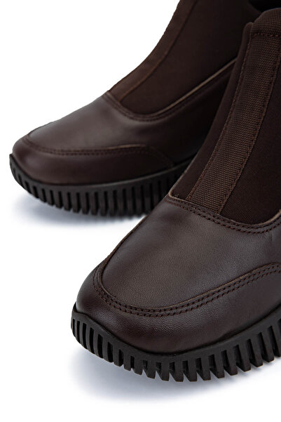 Tamer Tanca Kadın Hakiki Deri Kahverengi Casual Bot