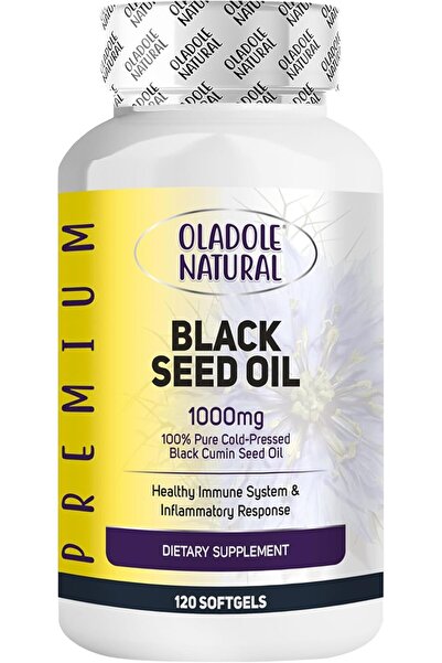 Oladole Natural زيت حبة البركة السوداء، 120 كبسولة هلامية