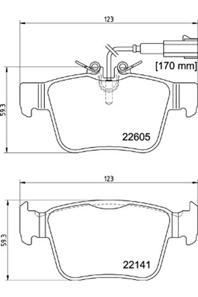 Brembo Set Placute Frana Frana Disc Alfa Romeo Giulia/Stelvio Maserati Ghibli...
