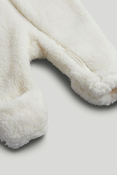 MOTHERCARE Cream Fleece All-in-One