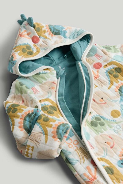 MOTHERCARE Dinosaur Quilted Pramsuit