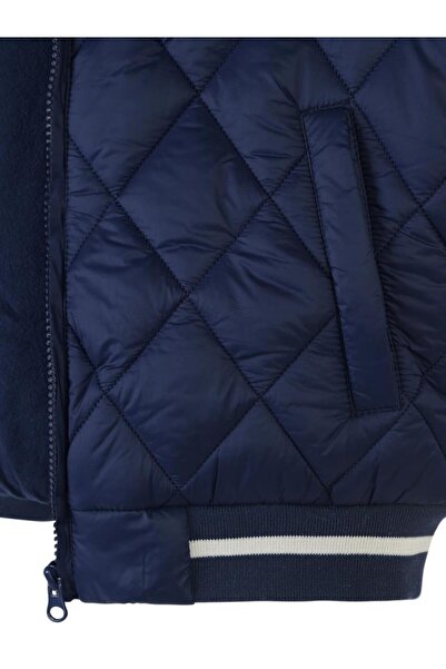 Civil Boys Ribbed Coat for Ages 2-5 - Navy Blue 3-4 Years