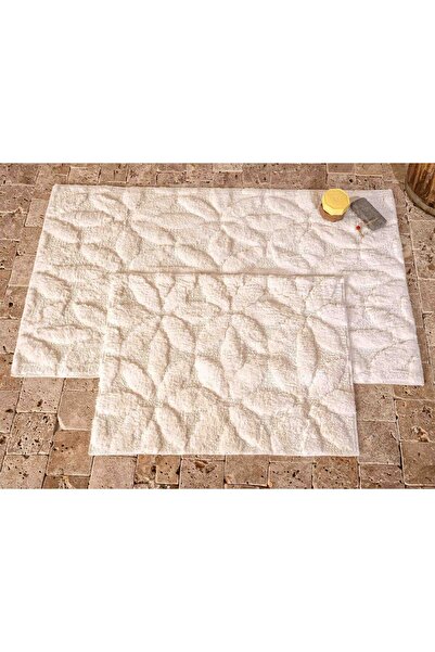 Storish Rosa Banyo Paspası 2'li Ekru