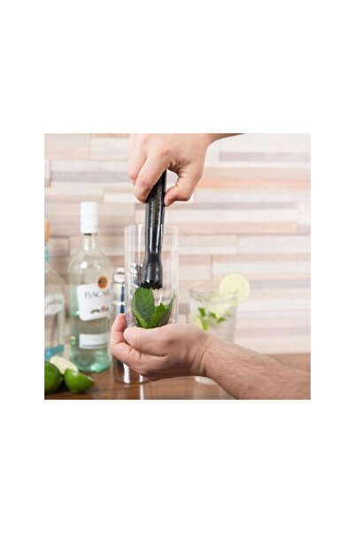 MG Mojito Polypropylene Bar Muddler with Ribbed Head, (9"/22cm)
