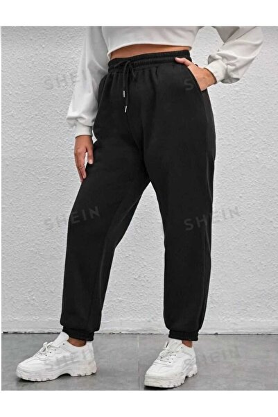 BERYY MODA Pantaloni de trening de iarnă pentru femei, cu manșete elastice