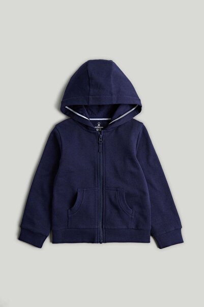 MOTHERCARE Navy Zip-Up Hoodie