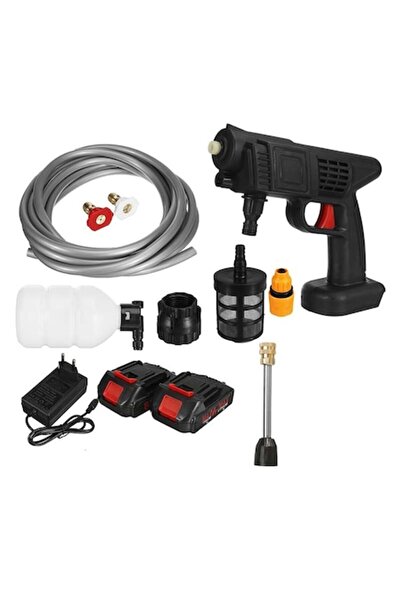 dalimag Pistol de spălare auto cu presiune înaltă, 1500 W, 2 baterii,