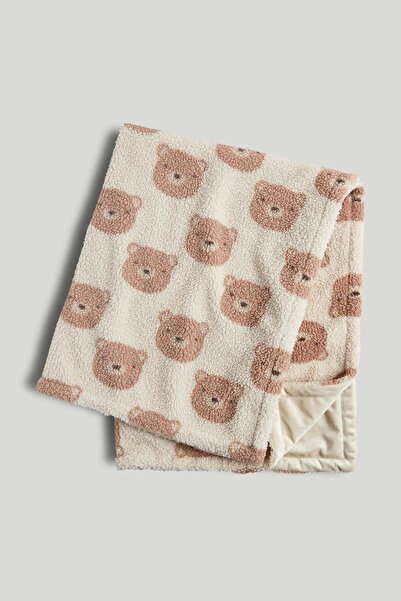 MOTHERCARE Fluffy Fleece Bear Shawl