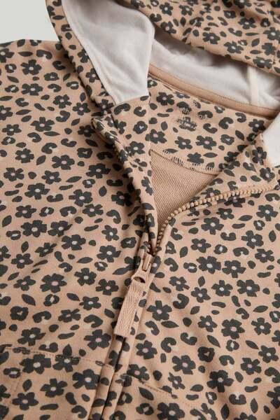 MOTHERCARE Floral Zip-Up Hoodie