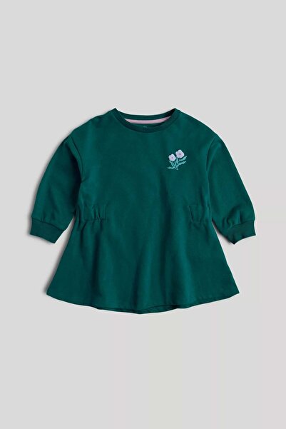 MOTHERCARE فستان سويت شيرت مزين بالزهور