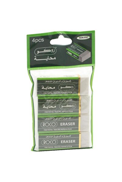 Roco White Plastic Eraser