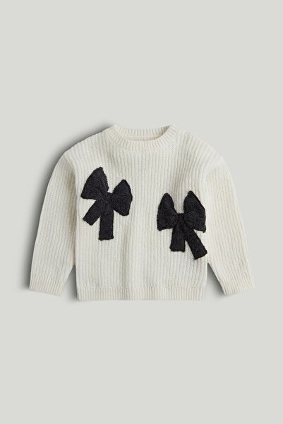 MOTHERCARE Knitted Bow Jumper