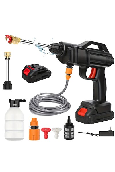 dalimag Pistol de spălat cu presiune fără fir, 600W, 22-30 bar, furtun de 5m,...