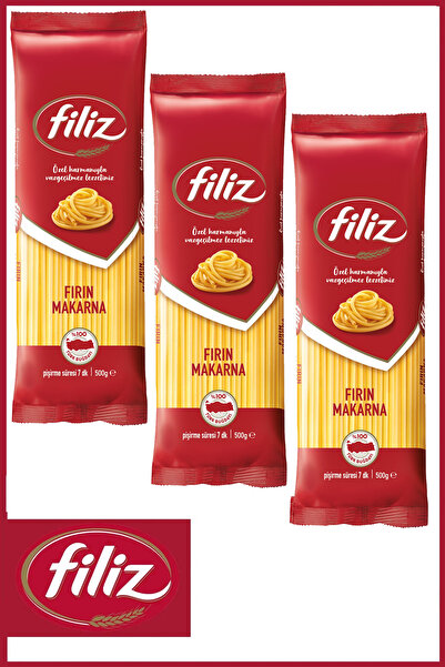 FİLİZ Fırın Makarna 500 gr X 3 Adet