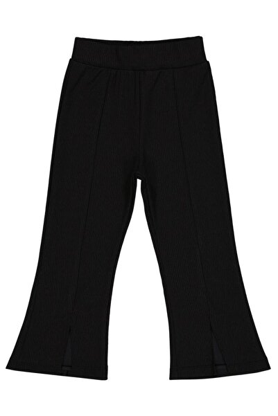 Civil Girls Leggings for Slit Year Olds, Ages 2-5 - Black, 5-6 Years Old