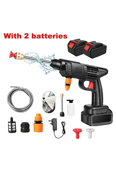 dalimag Pistol de spălare auto fără fir cu presiune înaltă, 200W, 240 L/h, cu...