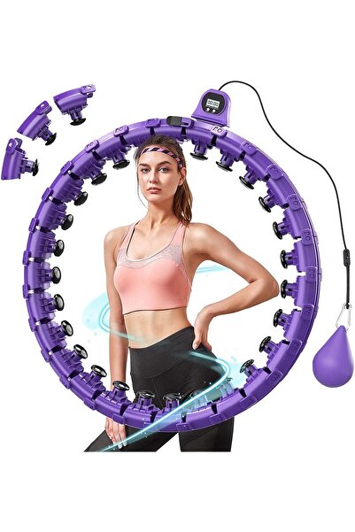 AnkaShop Hula Hop Akıllı Fitness Çemberleri 4 Mevsim Ayarlanabilir Egzersiz Halkası Şekillendirme Bel İncelme