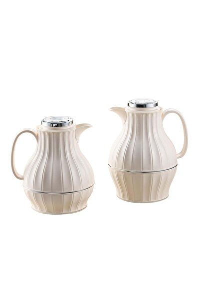 ALQANNAS 2 Piece Vacuum Flask for Tea & Coffee | 1L + 0.5L