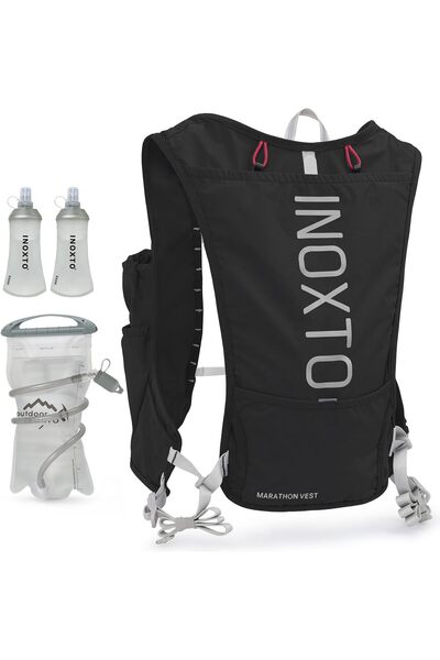 INOXTO Running Hydration Vest Backpack — 1.5L Insulated Hydration Pack for Running, Cycling & Hiki