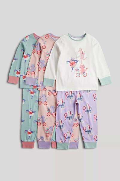 MOTHERCARE 3 Pack Sporty Pyjamas