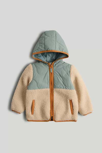 MOTHERCARE Quilted Fleece Jacket