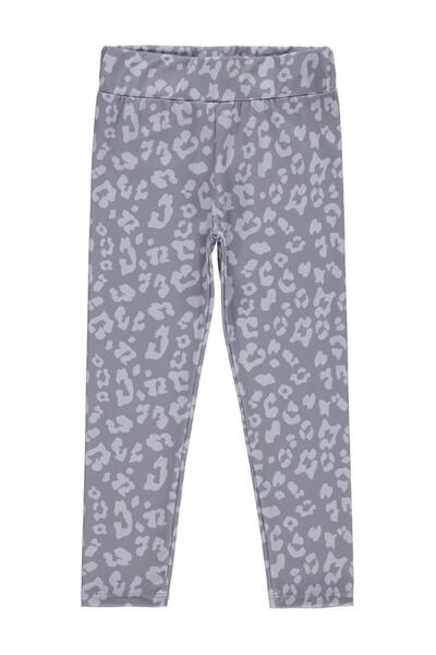 Civil Girls Leopard 10-13 Years Old Leggings - Gray12-13 Years Old