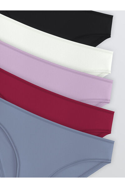 LC Waikiki Peak New Season Plain Bikini Panties 5-Pack