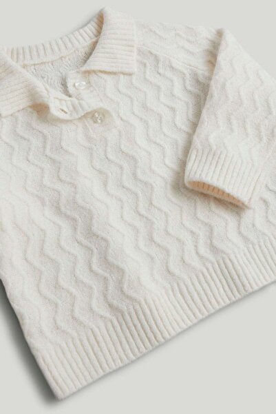 MOTHERCARE Cream Knitted Jumper