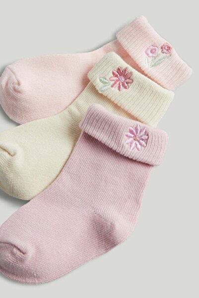 MOTHERCARE 3 Pack Terry Baby Socks