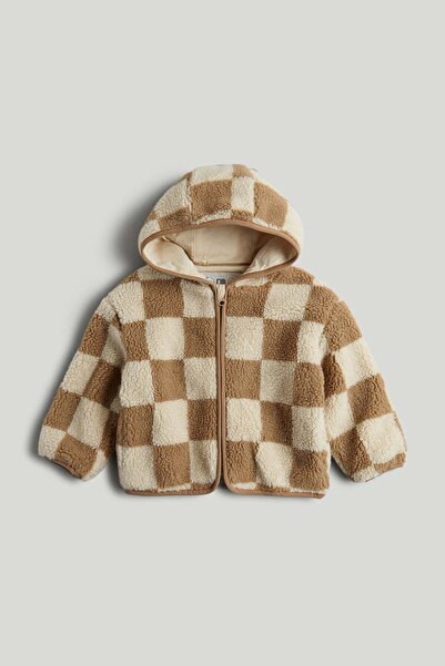 MOTHERCARE Checkerboard Borg Zip-Up Fleece