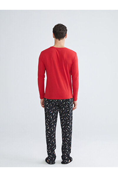 LC Waikiki Ozmarka New Season Standard Fit Men's Pajama Set