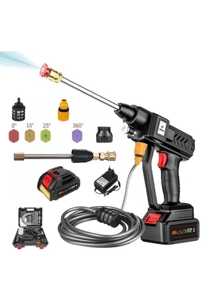 dalimag ADESKE Mașină de spălat cu presiune fără fir, fără perii, 24V - Set c...