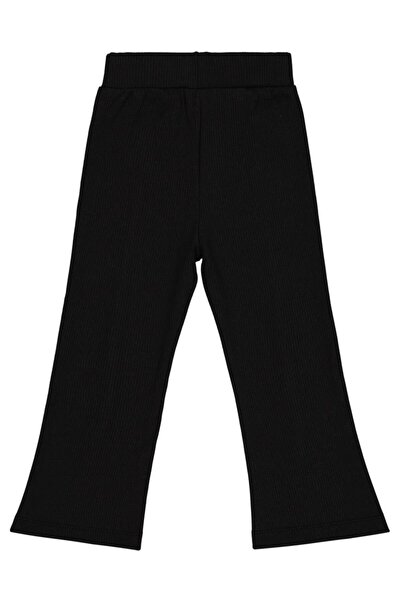 Civil Girls بنطلون ضيق للأطفال من عمر شق 2-5 سنوات - أسود من عمر 3-4 سنوات