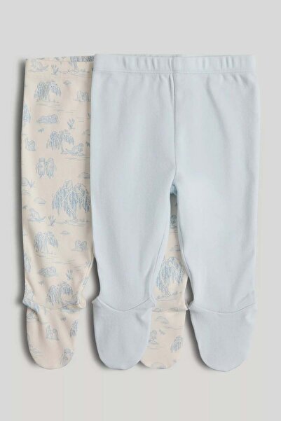 MOTHERCARE 2 Pack Leggings with Feet