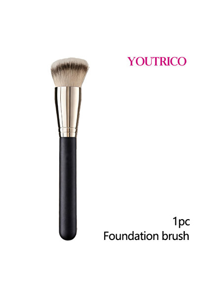 Youtrico مجموعة فرش مكياج مكونة من قطعة واحدة (أحمر الخدود، كريم الأساس، ظلال...