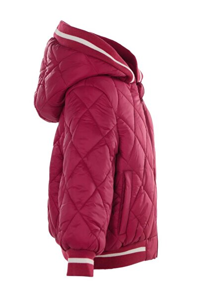 Civil Boys Ribbed Coat for Ages 6-9 - Red 8-9 Years