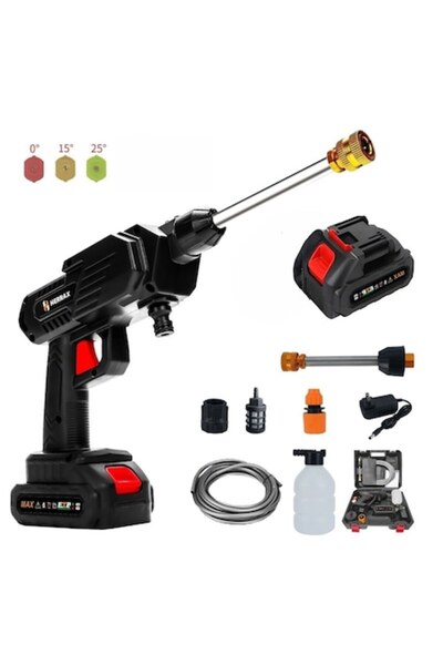 dalimag Aparat de spălat cu înaltă presiune fără fir HERRAX cu baterie Li-ion...