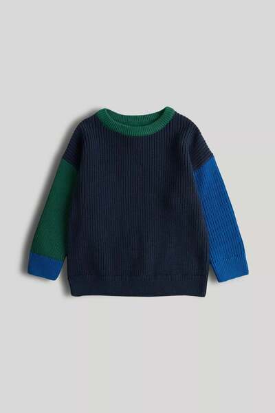 MOTHERCARE Navy Knitted Jumper