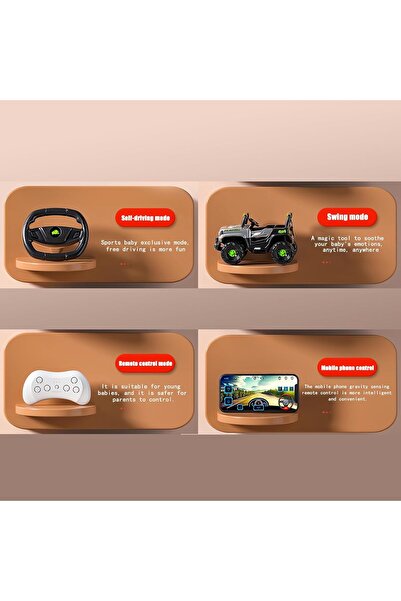 Wemart 12V Kids Ride-On Truck - Mini Electric Car with Parental Remote Control, LED, 2 Speeds (Red)