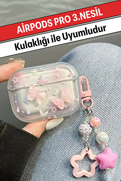 WANNA PROTECT AirPods Pro 3.Nesil Uyumlu Darbe Emici Kancalı Yüksek Kalite Fi...