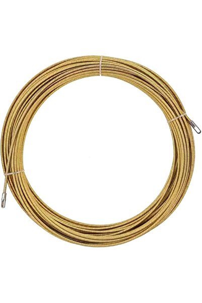Giffex RACO Cable Pulling Spring, Universal Wire Puller Tool, Electrical Wire Threader, Gold 4MM (10