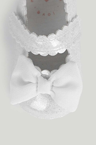 MOTHERCARE White Pram Shoes and Headband Set
