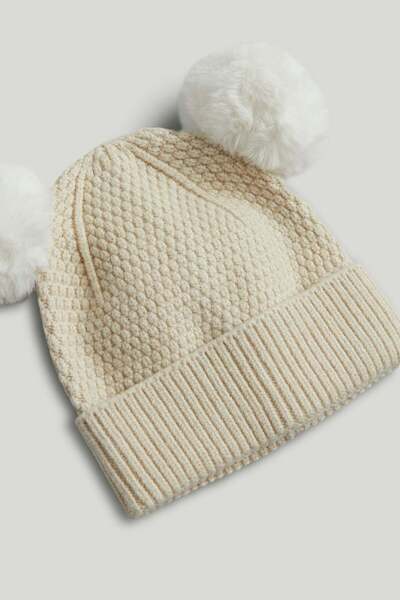 MOTHERCARE Knitted Hat and Booties Set