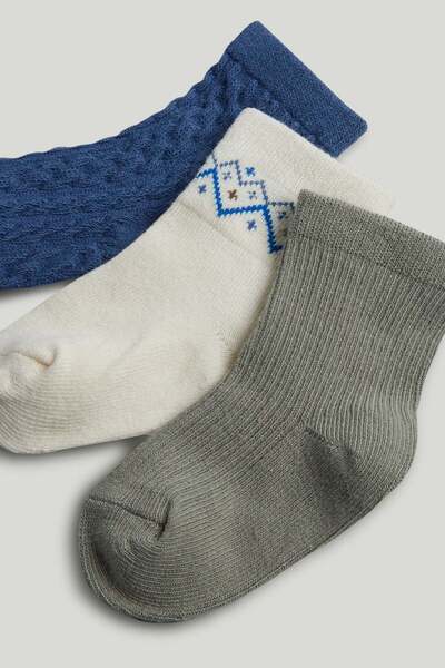 MOTHERCARE 3 Pack Baby Socks