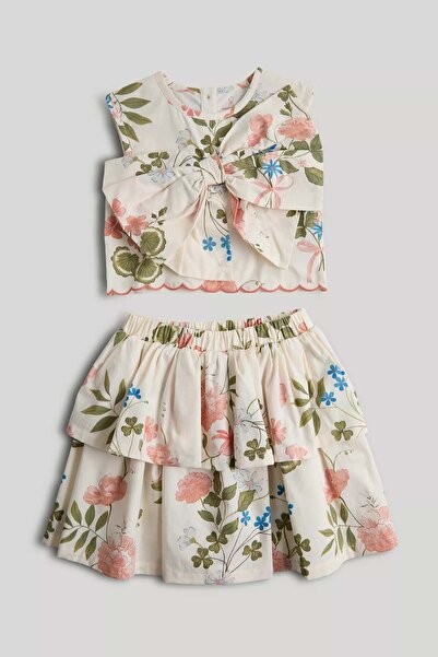 MOTHERCARE Floral Top and Skirt Set